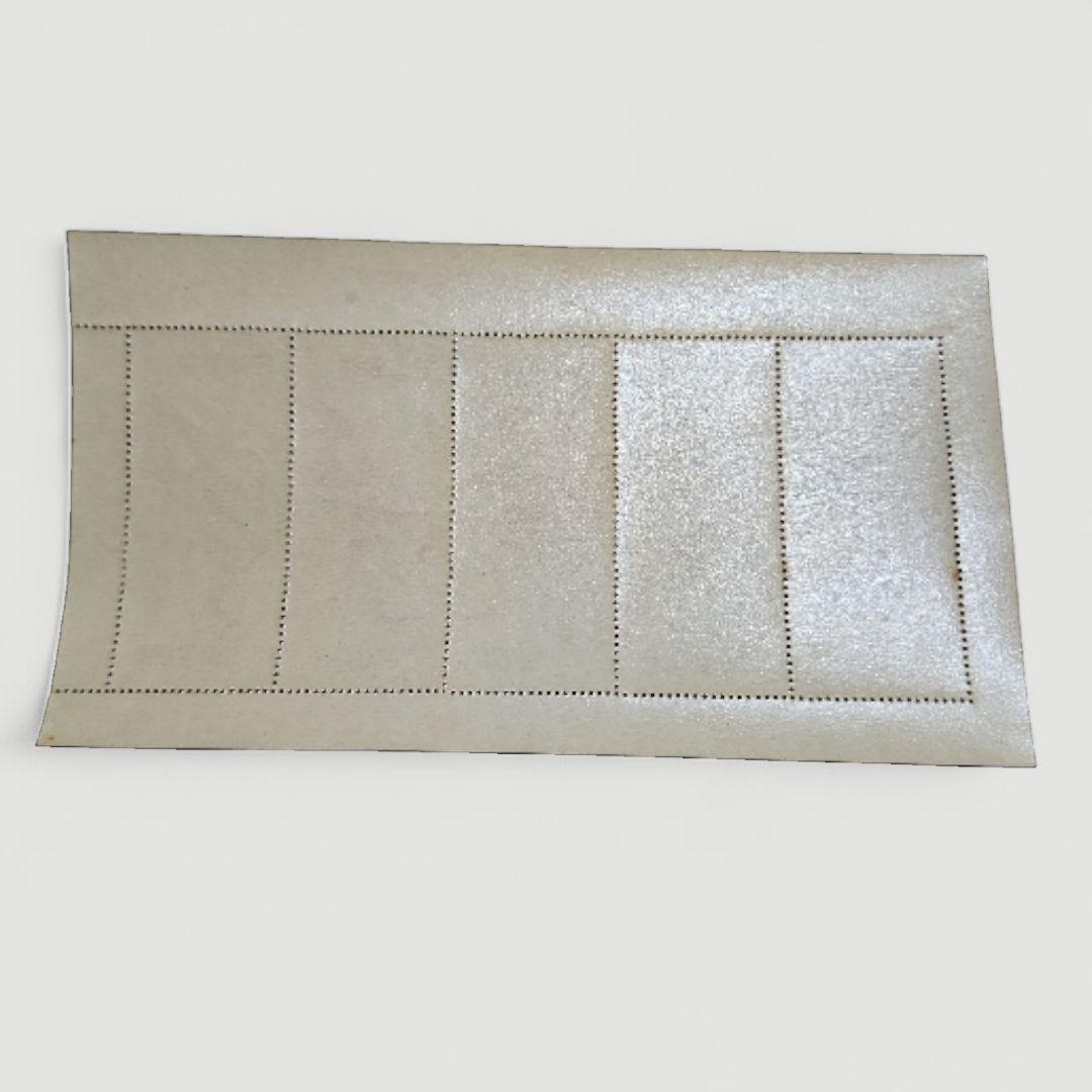 【希少・美品】銭単位切手 切手趣味週間 郵便週間記念切手 月に雁 5面小型シート