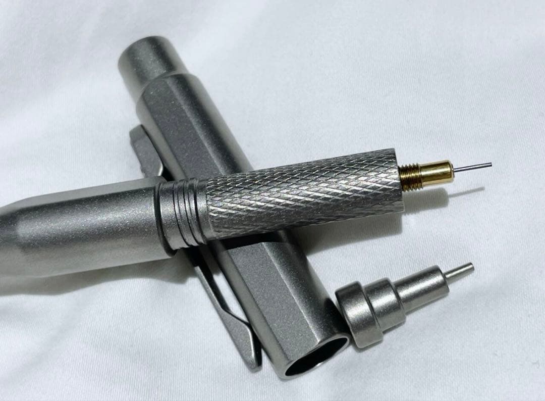 キャップ式 シャープペンシル 0.5mm チタン製