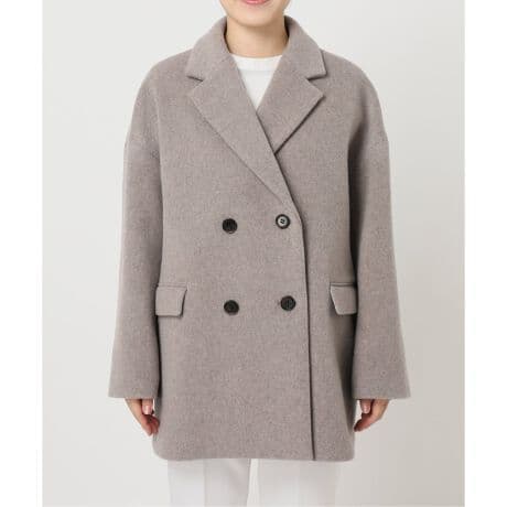 NOBLE　MTRオーバーPコート36　ベージュ