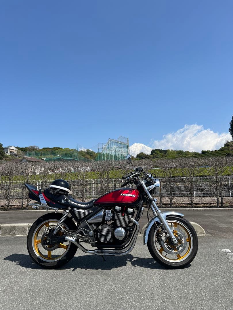 ゼファー400 χ 4-2-1マフラー 42.7 カット加工