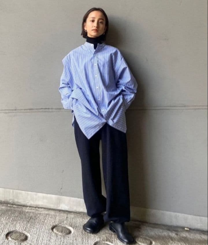 TODAYFUL Stripe Over Shirts ストライプオーバーシャツ