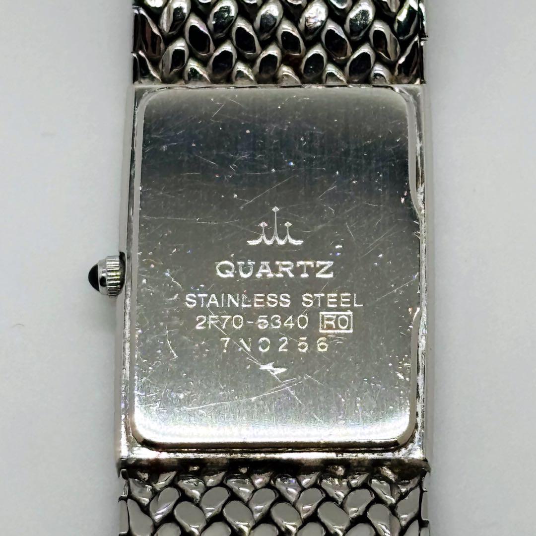 【動作良好】セイコー クレドール 2F70-5340 シルバー 腕時計