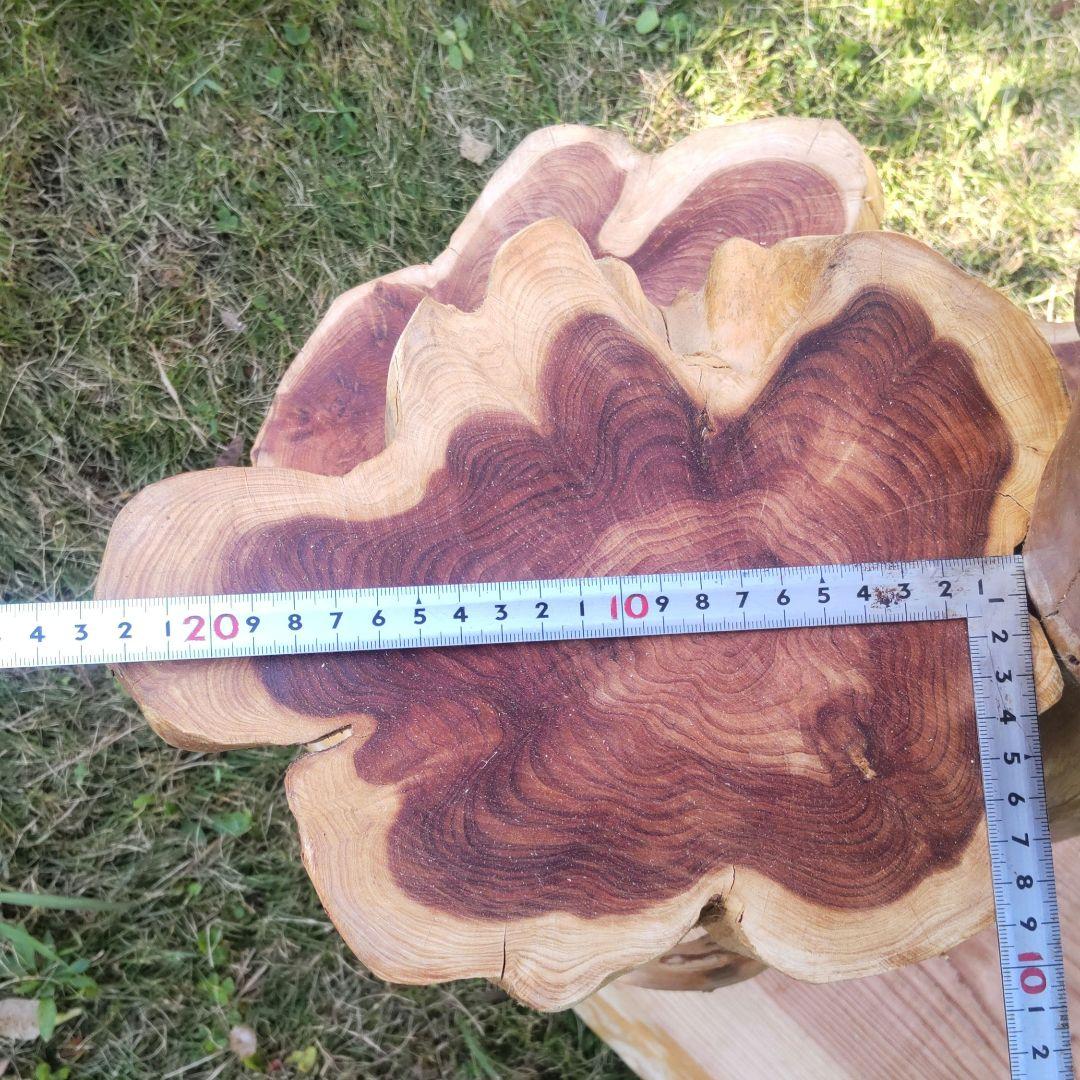 天然木製 4段キャットタワー