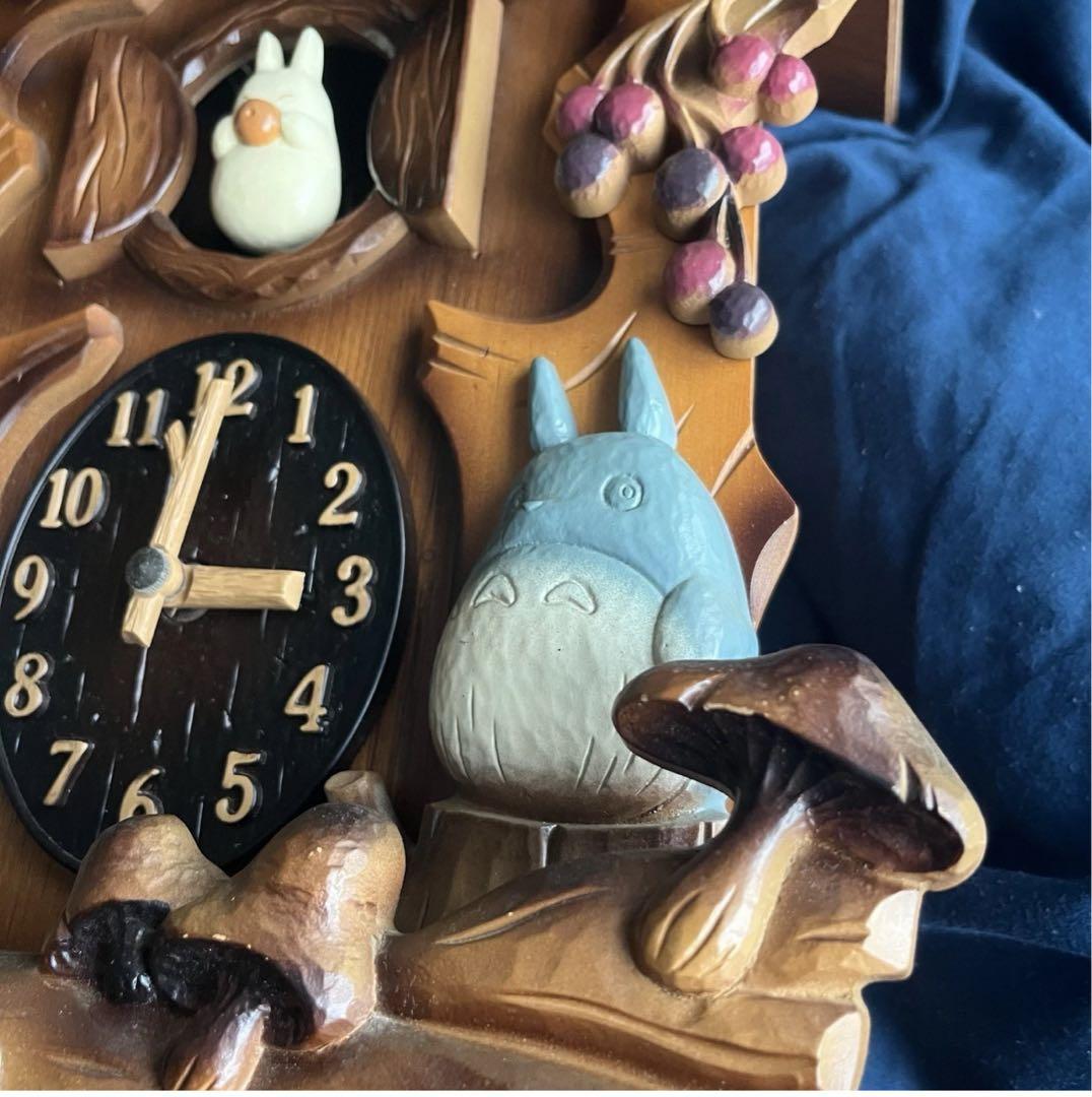 希少　となりのトトロ 掛け時計 からくり時計 アニメーション　宮崎駿　リズム