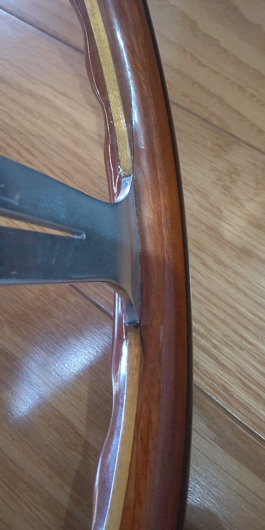 m*y様 ナルディハンドル　36ウッドステアリング　BC 589 FET刻印　ラ