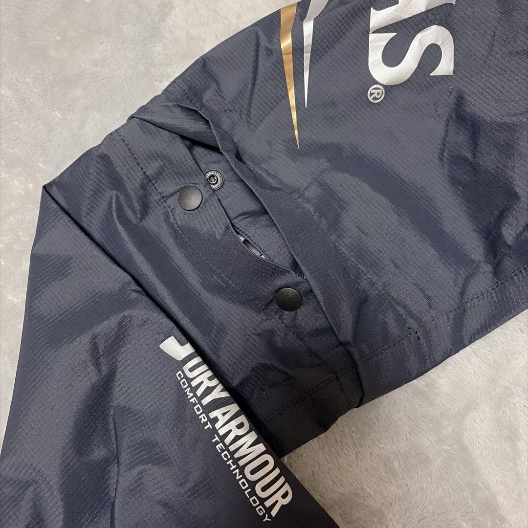 【VARIVAS 】バリバス　ドライアーマー　フード付きレインウェア　釣具　黒M