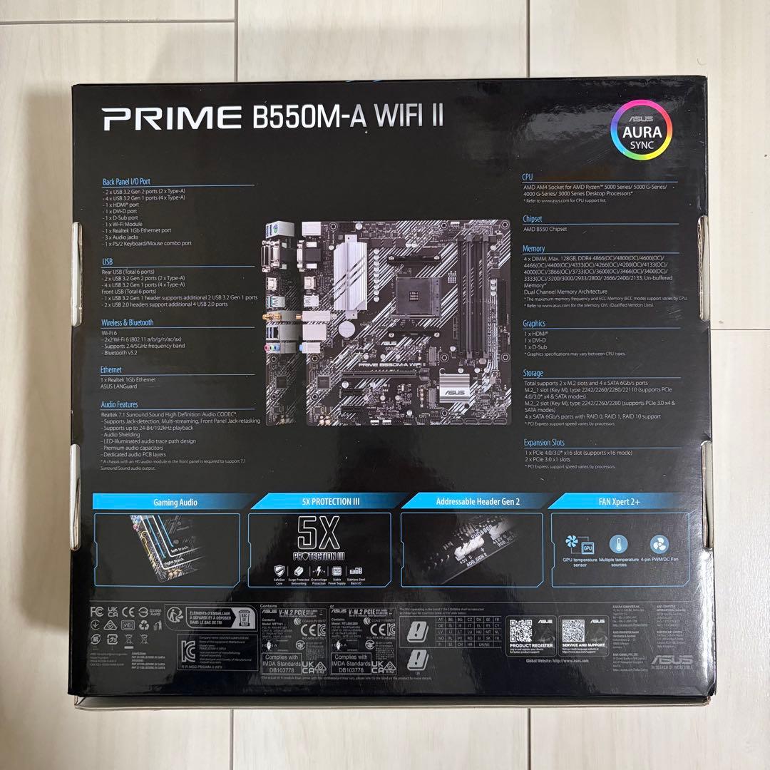 ASUS B550M-A Wi-Fi II 新品・未使用