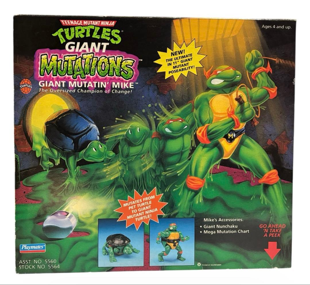 ミュータント・タートルズ プレイメイツ ジャイアント ミケランジェロ フィギュア