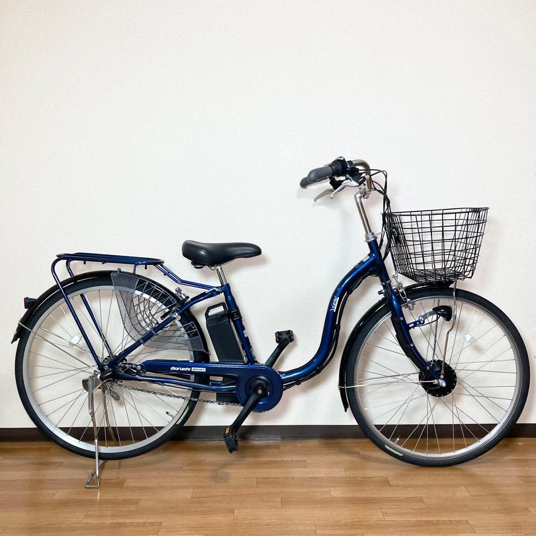 美品 丸石サイクル 電動アシスト自転車 View assist 26インチ 変則
