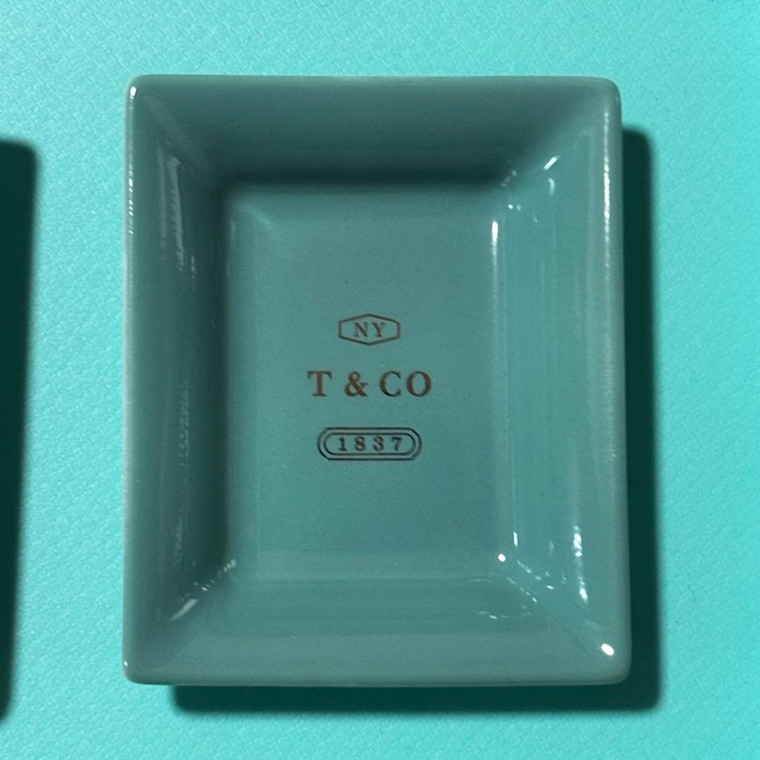 展示品TIFFANY&Co.ティファニー灰皿ヴィド ポシェ セット4個セット陶器