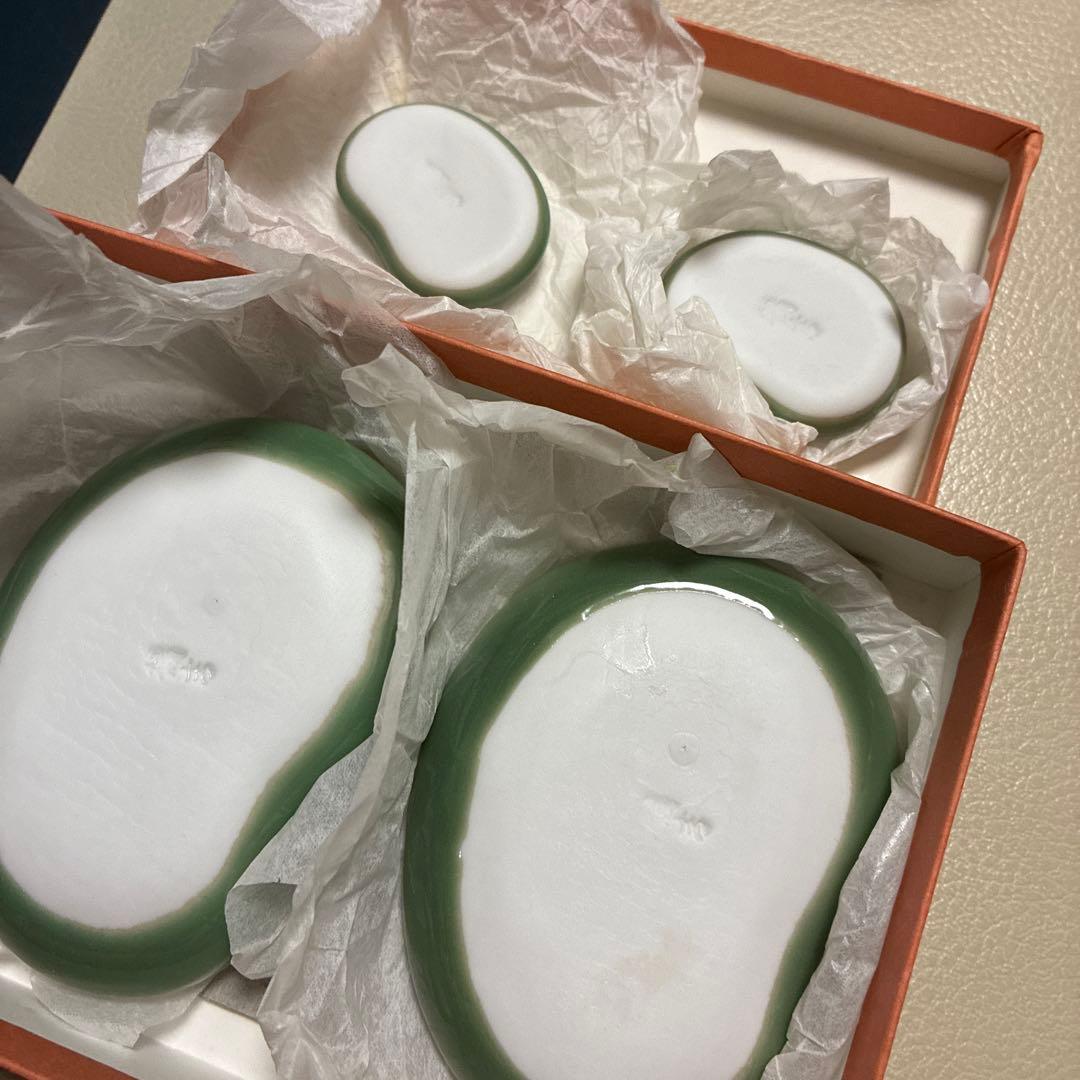 ★未使用★ たち吉　そら豆　箸置き＆豆皿　2セット