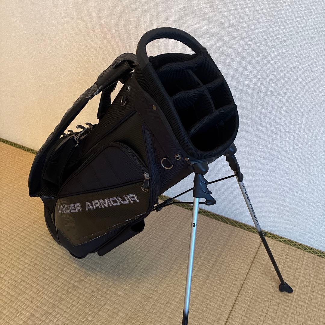 希少品UNDER ARMOUR スタンド式キャディバッグ