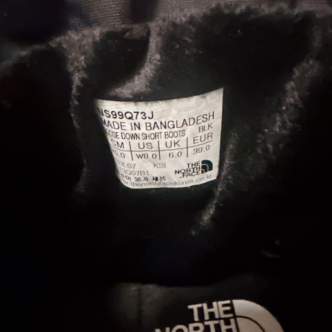 新品未使用★ノースフェイス 防寒ブーツ 冬コーデ 軽量 ショート丈 ブラック