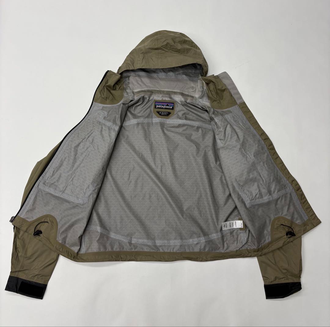 patagonia ナイロン ジャケット ウェーディング 釣り オリーブ