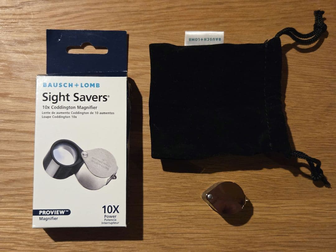 Bausch&Lomb ボシュロム ルーペ アメリカ製10倍 コディントン