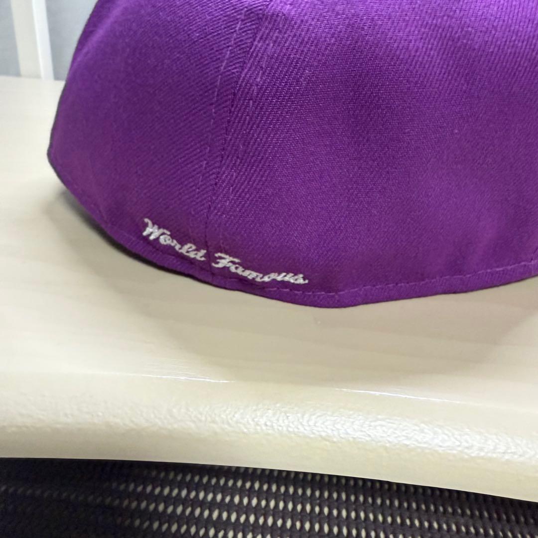 Supreme 59FIFTY 紫色 キャップ 7 1/4 未使用シュプリューム