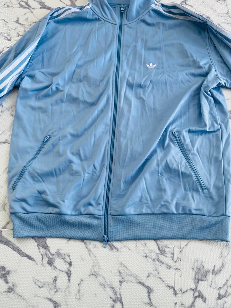 アディダス ジャージ トラックジャケット 水色 IX6437 2XL