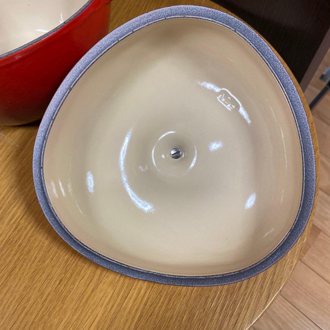 LE CREUSET リンゴ型鍋 赤　ルクルーゼ　鍋