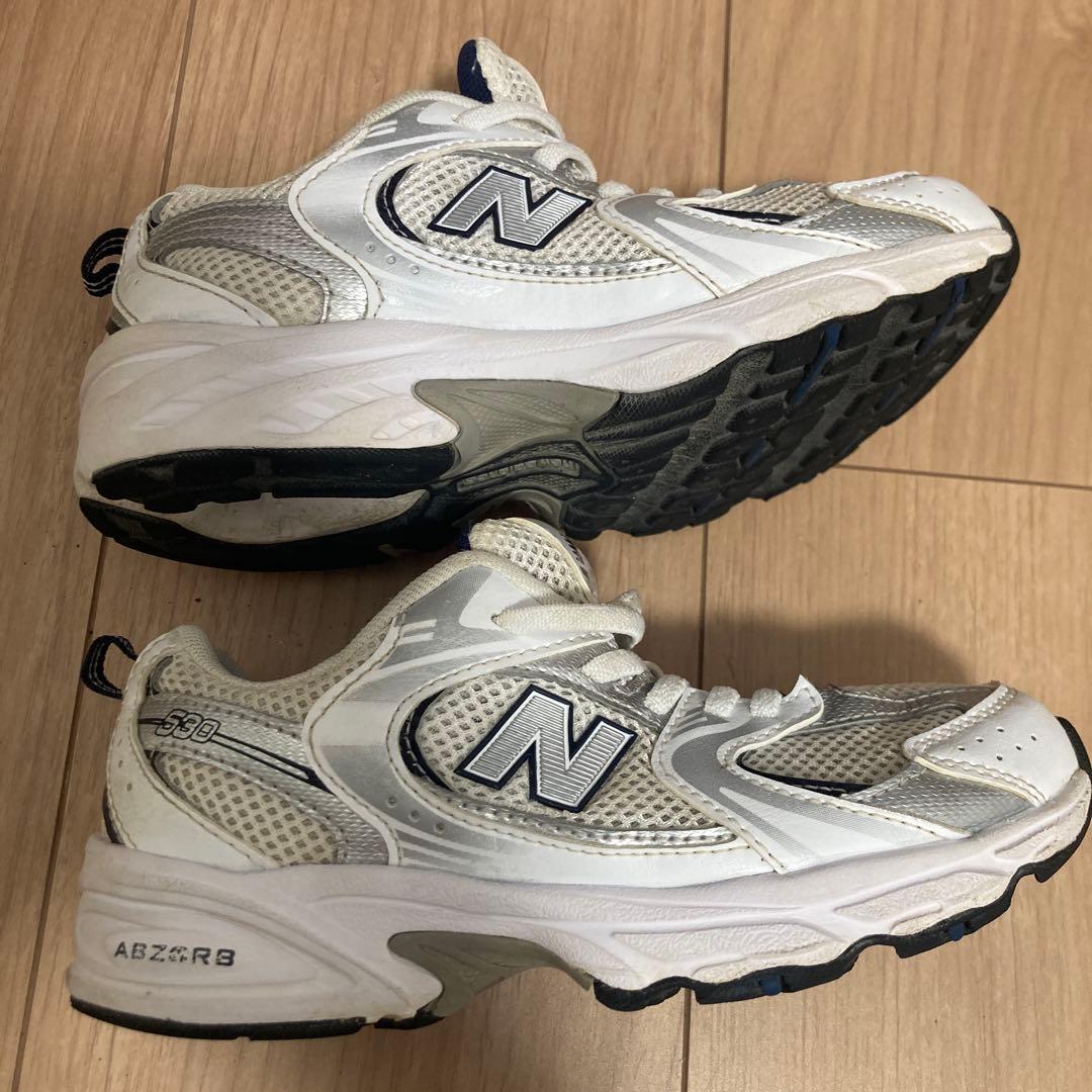 【希少】ニューバランス530 キッズ 19cm ホワイト PZ530SB1