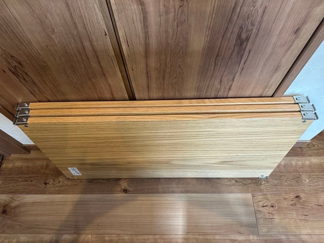 3枚セット 無印良品 オーク材 ステンレスユニットシェルフ 84cm ワイド 1