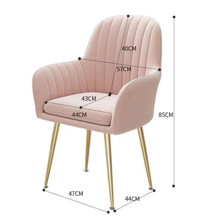 オシャレドレッサー　ベロア調デスク引き出し2杯LEDミラー　椅子　棚4点セット