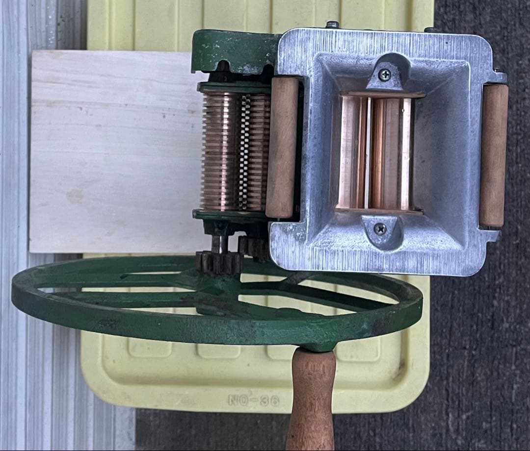 小野式　製麺機　1型　清掃済み　即日又は翌日発送　真鍮綺麗です。