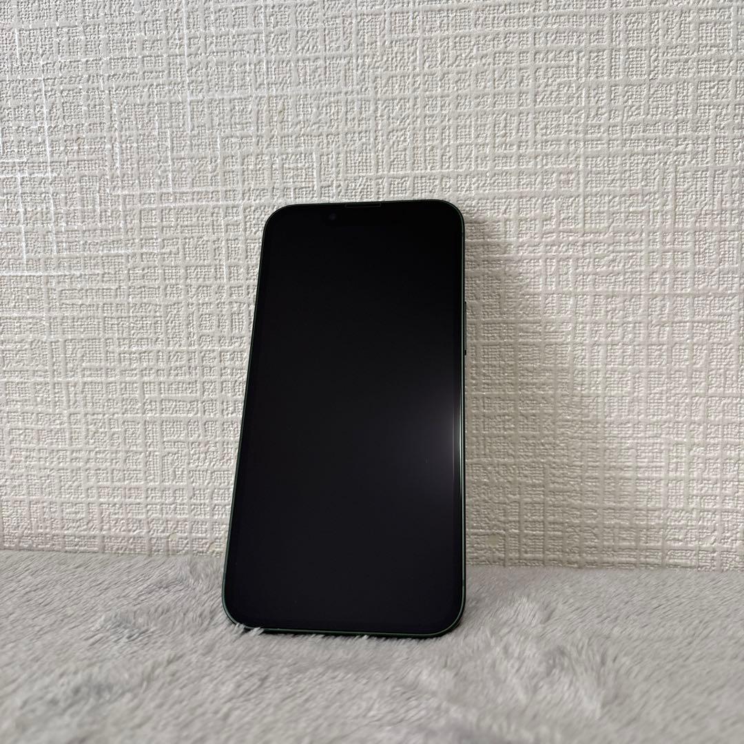 美品　iPhone13mini256GBグリーン　ケース付き