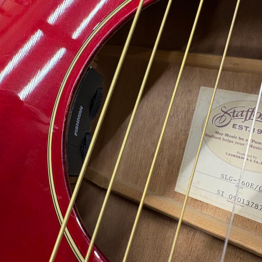 【10956】 Stafford エレアコ SLG360ECH レッド