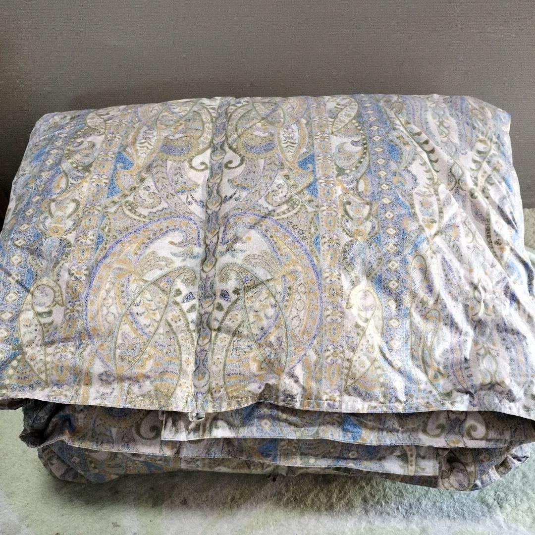 [未使用品] 羽毛肌掛け布団 シングル