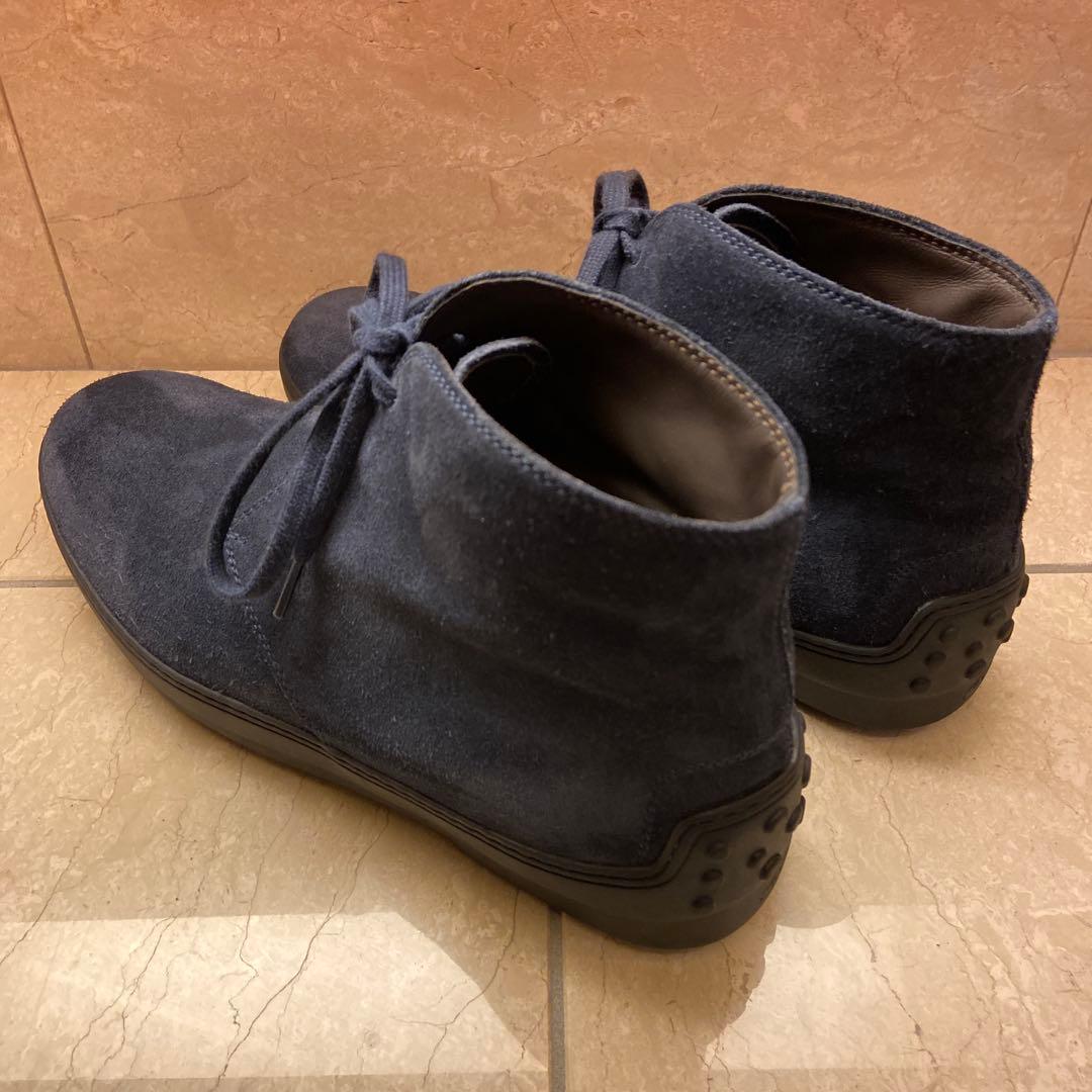TOD'Sトッズ　ペブルスエードショートブーツ　チャッカブーツ　デザートブーツ