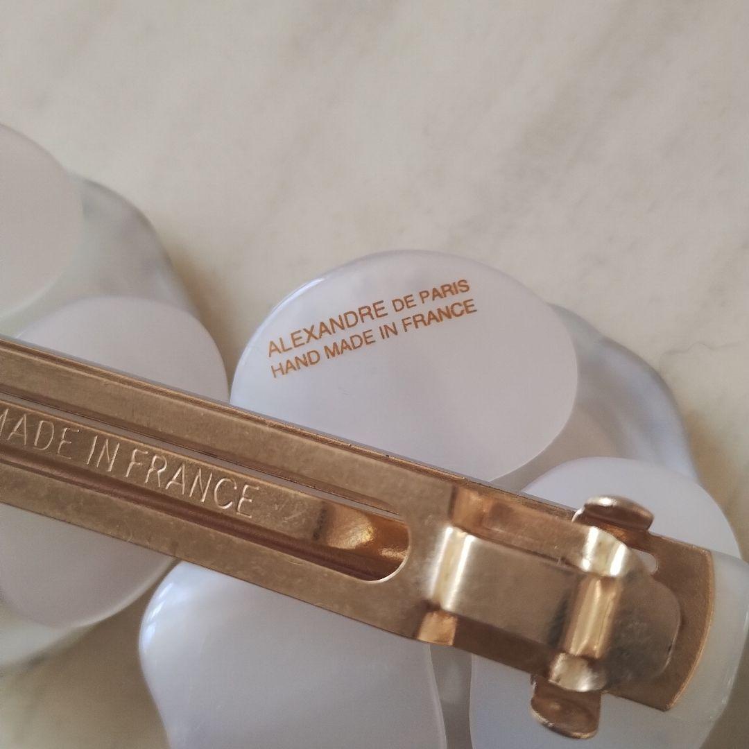 ②ー2 激レアな➠➠アレクサンドルドゥパリホワイトスワロフスキー双子カメリア