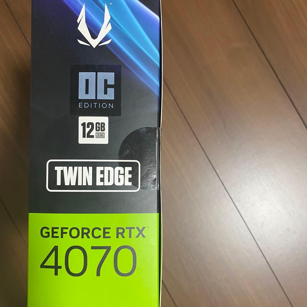 新品未開封 ZOTAC GeForce RTX 4070 TwinEdge OC
