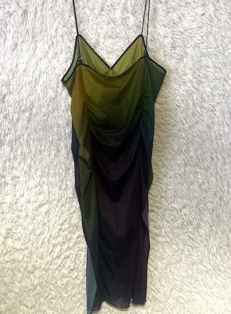 トップス Ameri MEDI GRADIENT SHEER SET TOP M