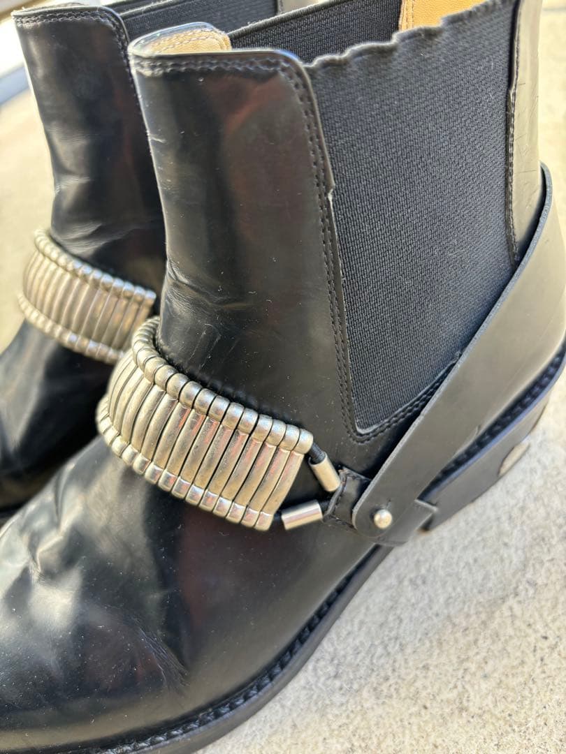 TOGA PULLA メタルベルトブーツ サイドゴアブーツ 38 ブラック