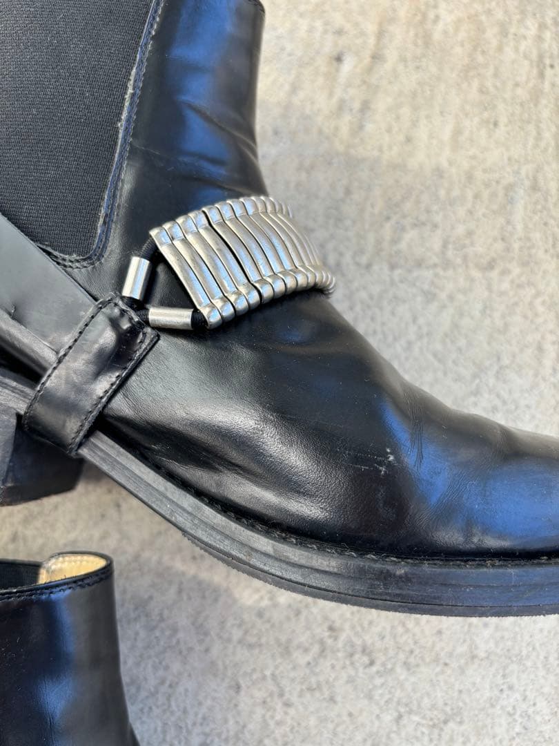 TOGA PULLA メタルベルトブーツ サイドゴアブーツ 38 ブラック