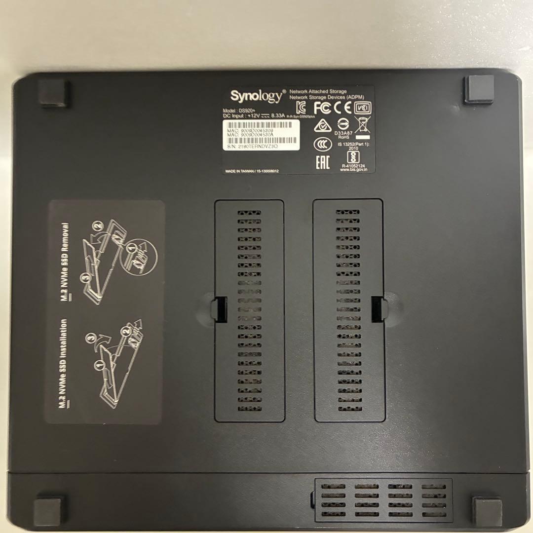 Synology Diskstation DS920+ 4ベイ NAS #4