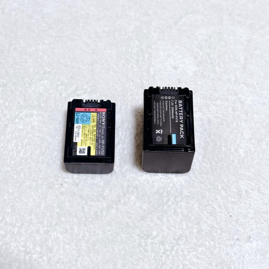 極美品　SONY　HDR-PJ590V HD　ビデオカメラ　バッテリー　2個付