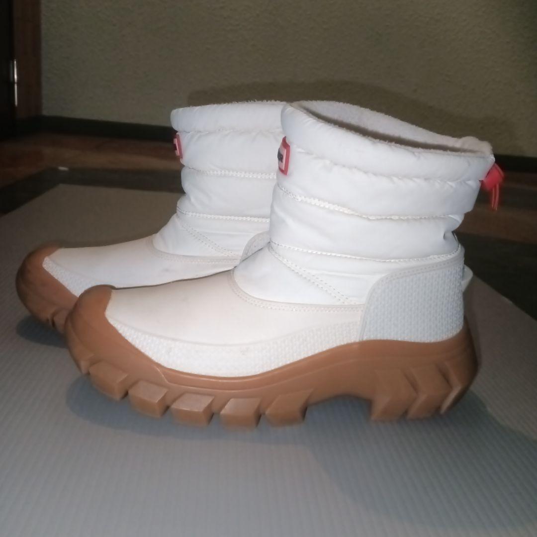 HUNTER　スノーブーツ　白