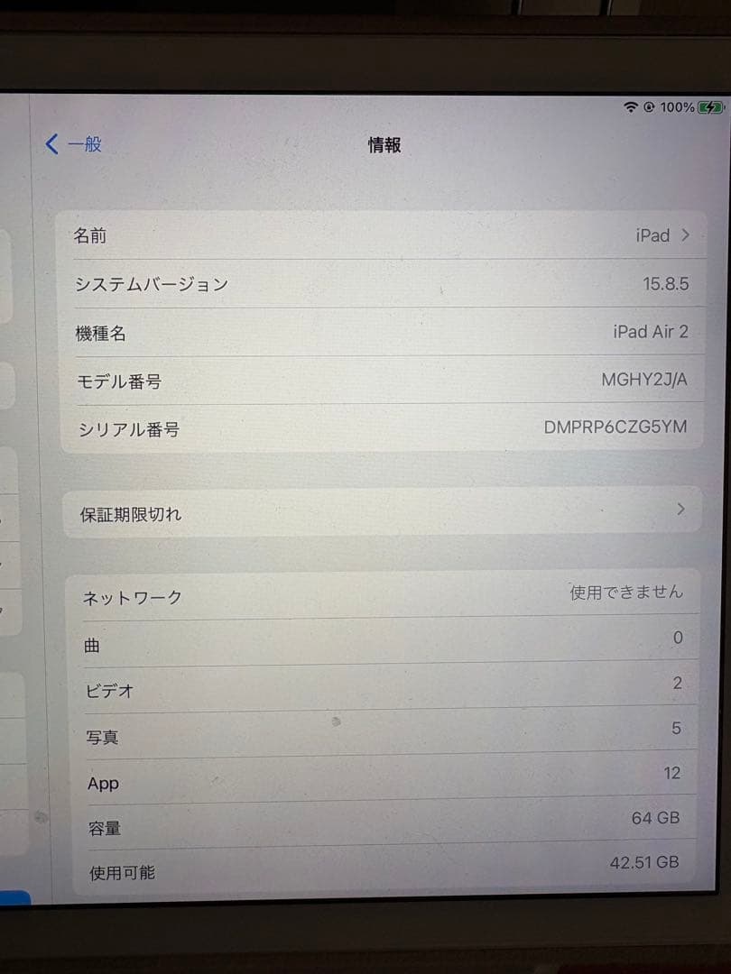 Apple iPadAir2※3月発送