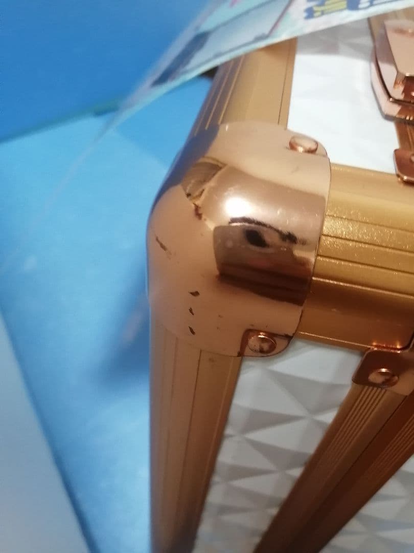 新品 訳あり コスメボックス ヴァリーズ トランク型 ドレッサー メイクボックス