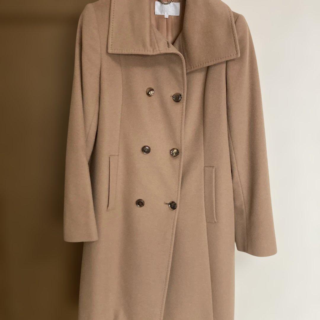 自由区　38 ロロピアーナカシミア100 コート　M