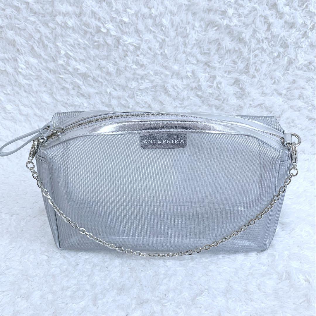 ほぼ未使用♪ ANTEPRIMA イントレッチオ シルバー スモール