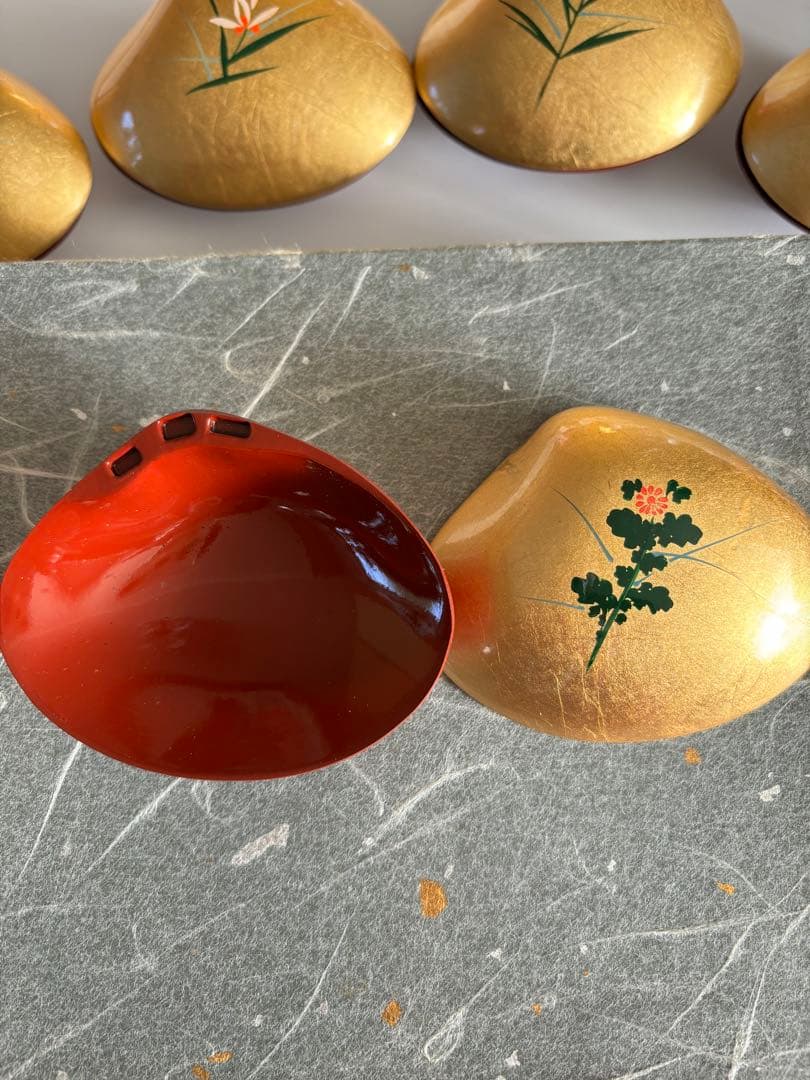 蛤貝合わせ珍味入れ