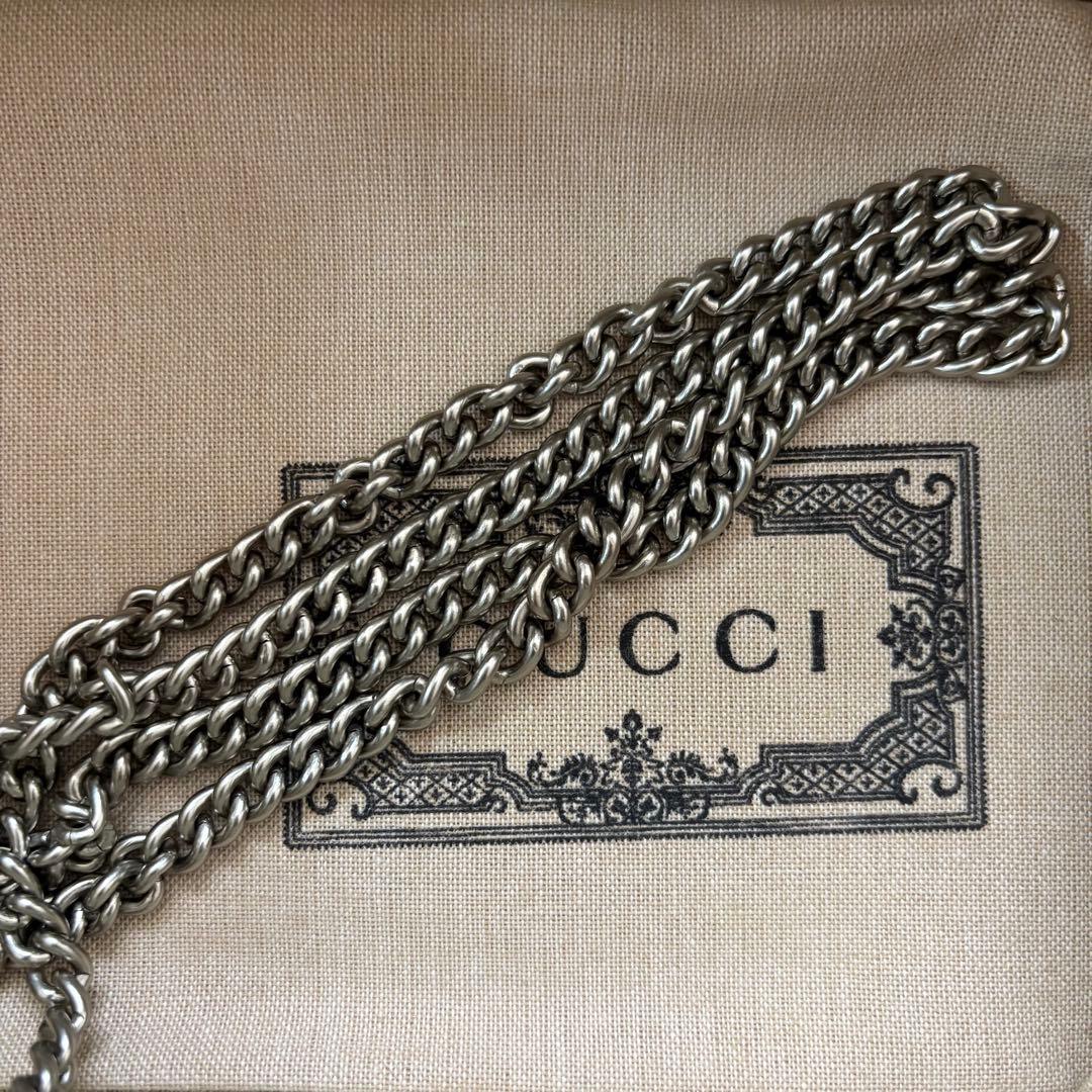 GUCCI ディオニュソスGGデニムチェーンショルダー