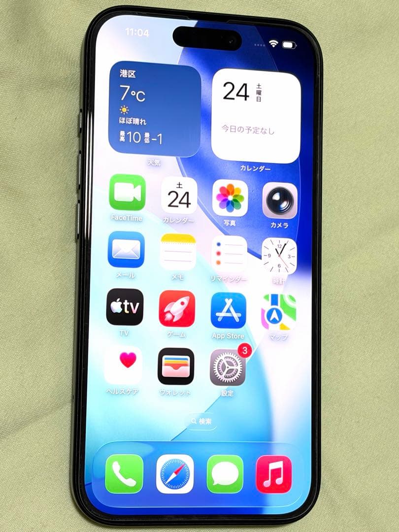 【美品】iPhone16 256GB ブラック simフリー