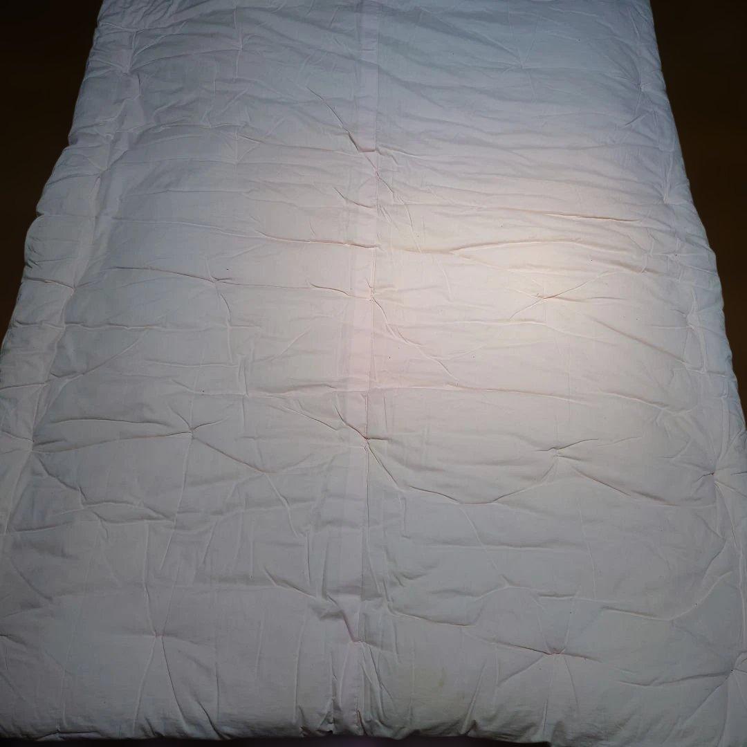 ピンク色 花の木模様 敷き掛け布団/和布団