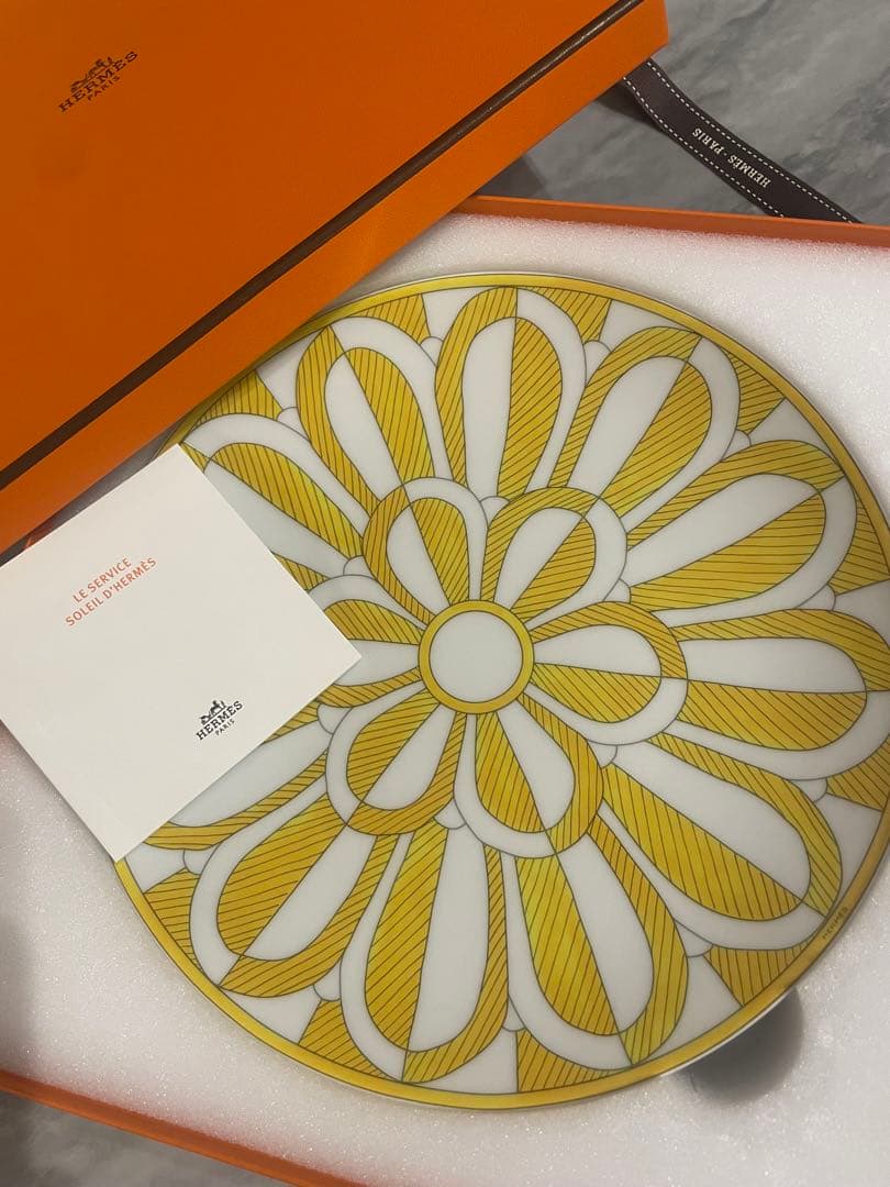 新品未使用　エルメス　ソレイユ　デザートプレート　２枚セット