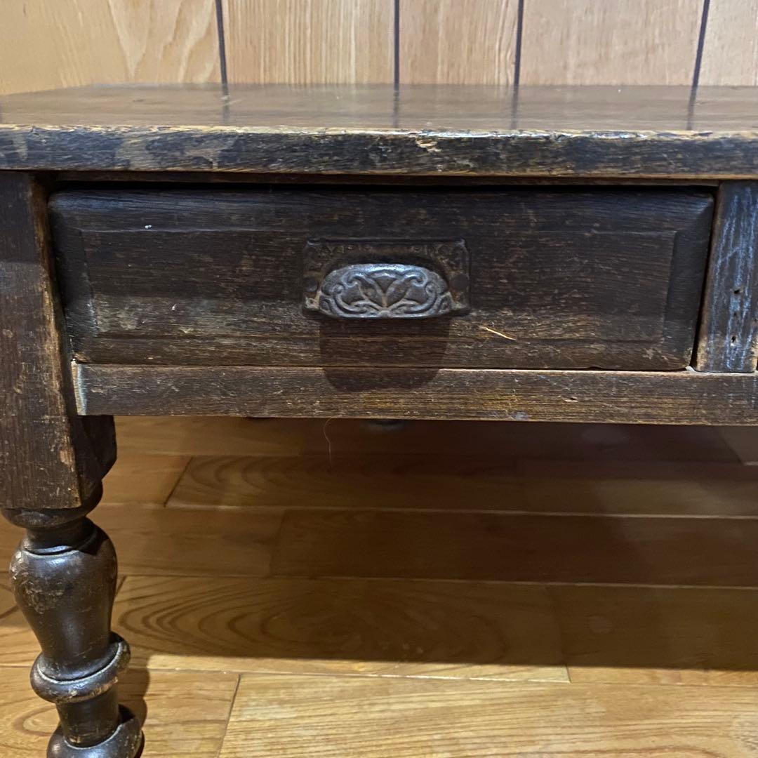 ●アンティーク 文机 テーブル ローデスク 家具天然木 古道具 骨董