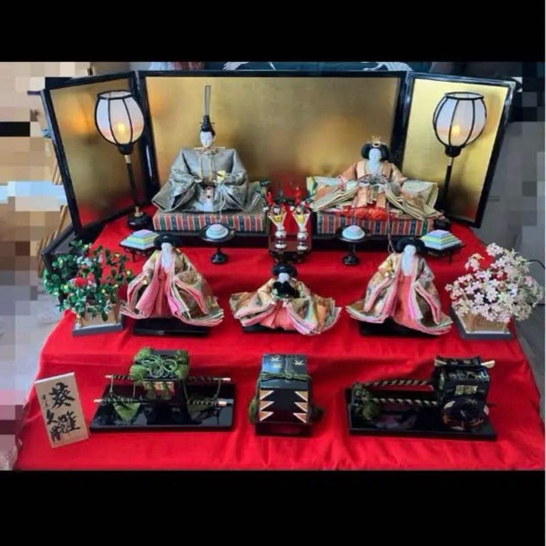 お値下げC 久月大型三段飾り(A,Bも同時にご購入ください)