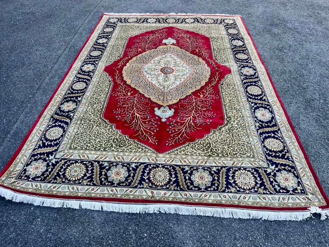 ムガル ペルシャ カーペット/サイズ:200x300cm……fjb1。